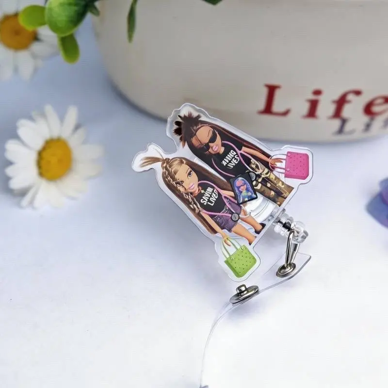 Cute Nurse Badge Reel Holder