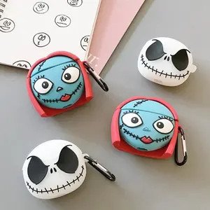 1 piece of luminous skull headphone case,Cute wireless Bluetooth earphone case, drop resistant, durable and stylish accessory, suitable for AirPods pro3/1/2/3/4/pro/pro2(Different models may have different shapes)