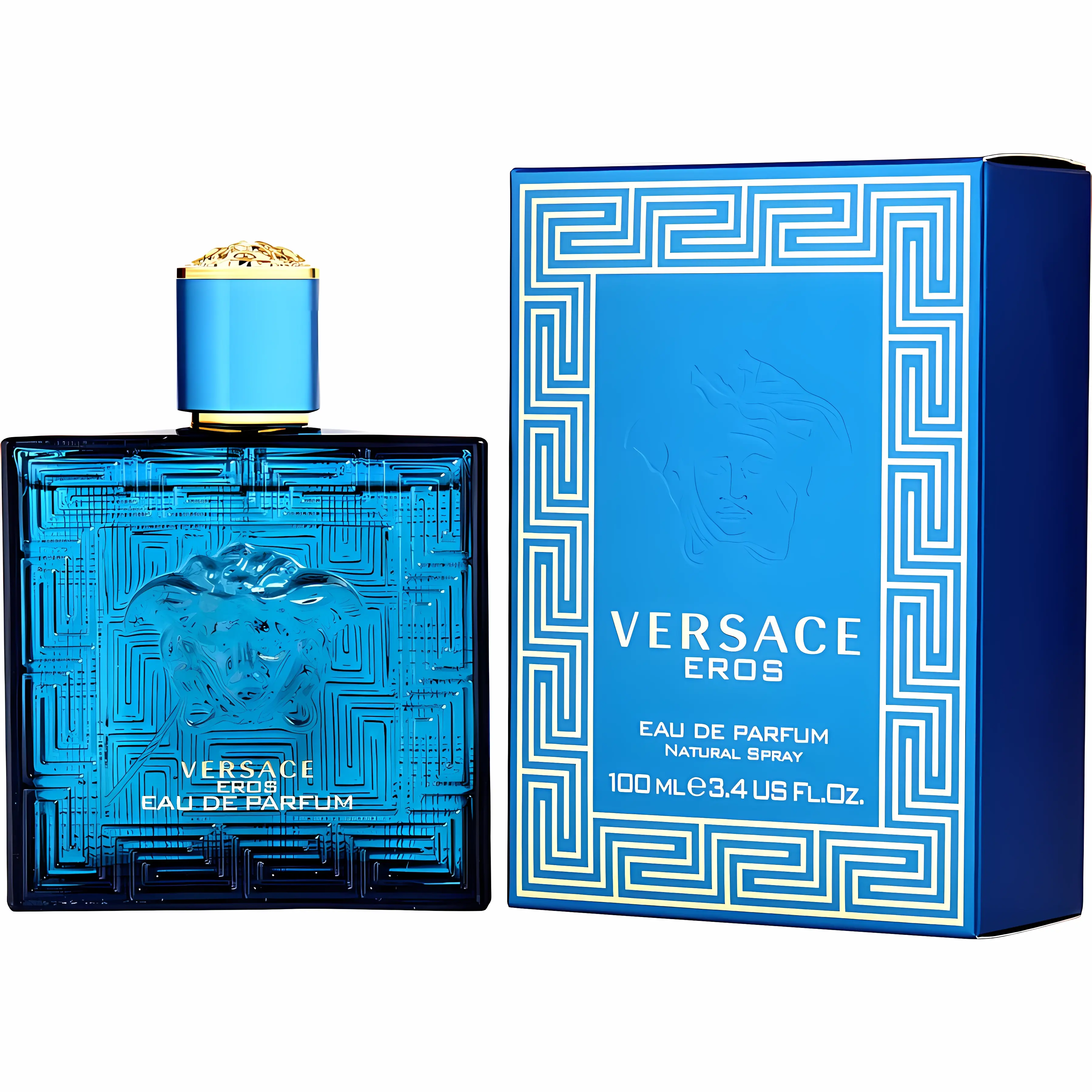 Versace Men's 3.4 Ounce Eros Eau De Parfum Versace Men's 3.4 Ounce Eros Eau De Parfum