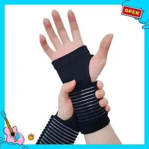 2 Pack Wrist Support Brace for Carpal Tunnel Arthritis and Tendonitis Pain Relief Adjustable Compression Bandage for Left and Right Hands Comfortable Breathable Design for Daily Use Sports and Health Care Healthcare Tool Healthcare Tool Black