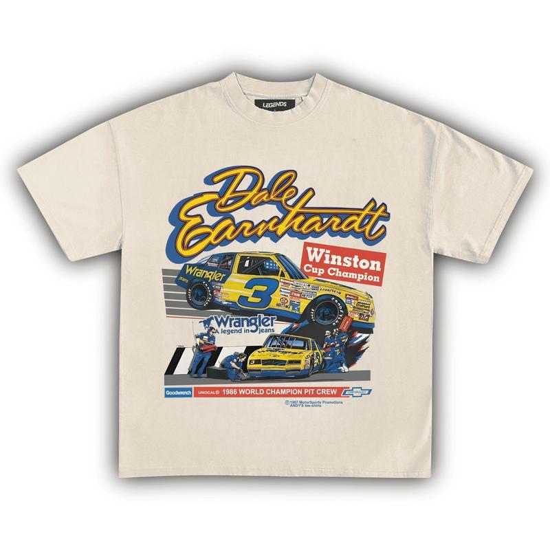 Dale Earnhardt Vintage Racing T-Shirt, 90s NASCAR Winston Cup Tee