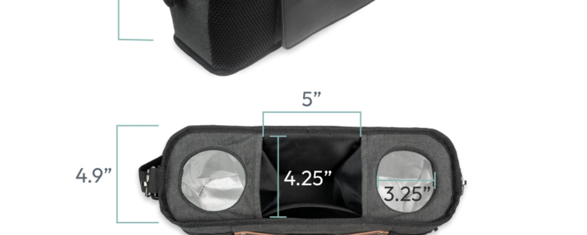 Parent Console with Insulated Cup Holders