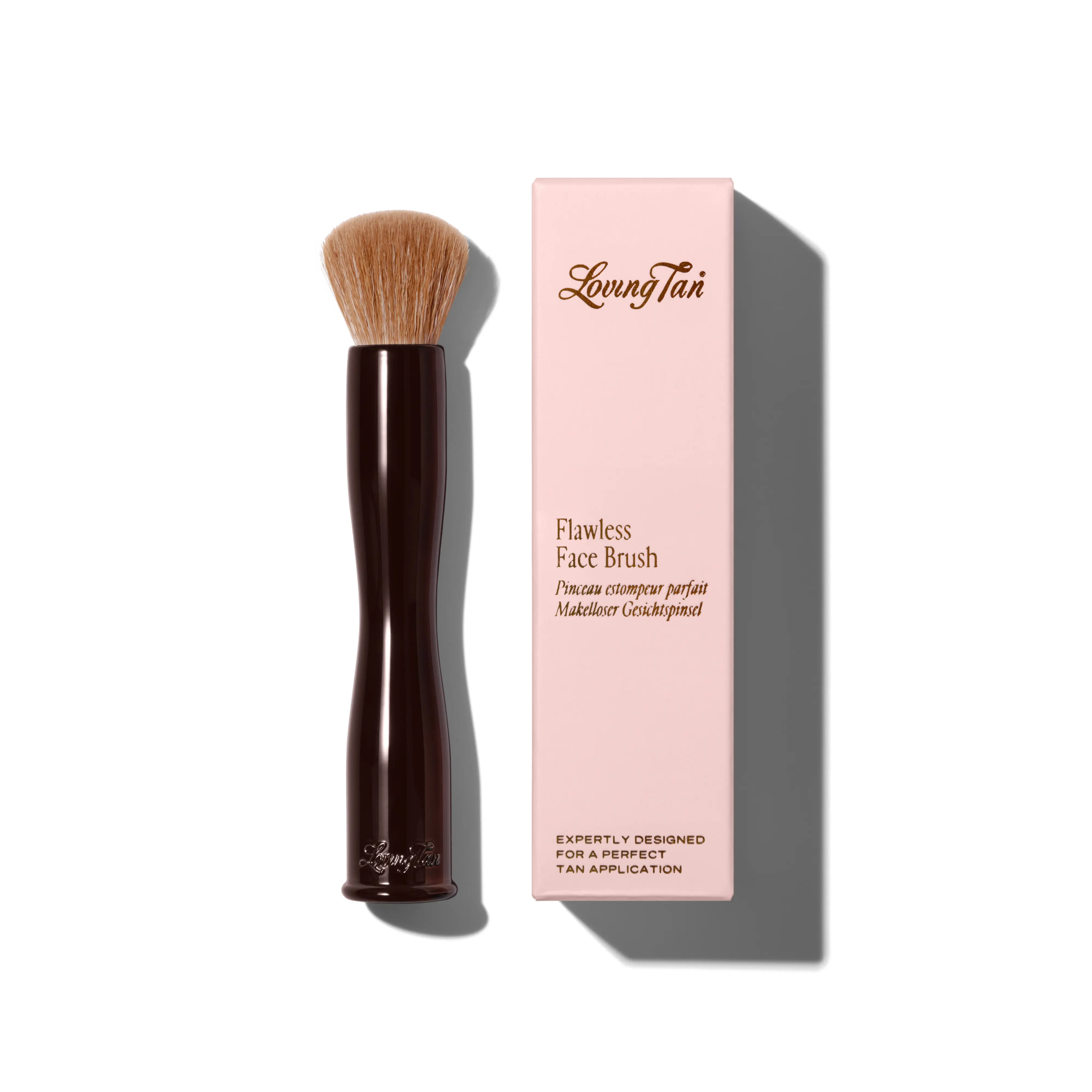Loving Tan Flawless Face Self Tanning Brush - Vegan, Contouring, Streak Free Self Tanning