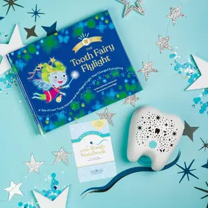 Tooth Fairy Flylight Set - Includes Flylight, Fairytale Storybook, & Keepsake Notebook