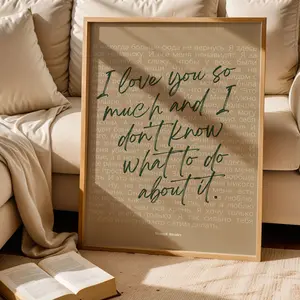 Ilya Rozanov I Love You So Much Russian Quote Prints, Heated Rivalry Movie Poster, Hockey Romance Book Wall Art, Gift for Fans