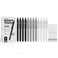 12 Black Gel Pens +6 Refills