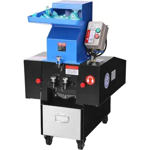 VEVOR Plastic Shredder Crusher, 7.5HP/5.5KW Plastic Bottle Grinder Granulator, 200-300kg/h Capacity Pulverizer Recycling Machine with Wheels, SDK-11 Blade 8mm Mesh for PVC PTFE (220V 60Hz 3-Phase)VEVOR Super Brand Day