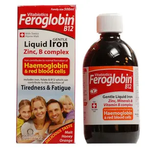 Vitabiotics Feroglobin Liquid B12 – 16oz