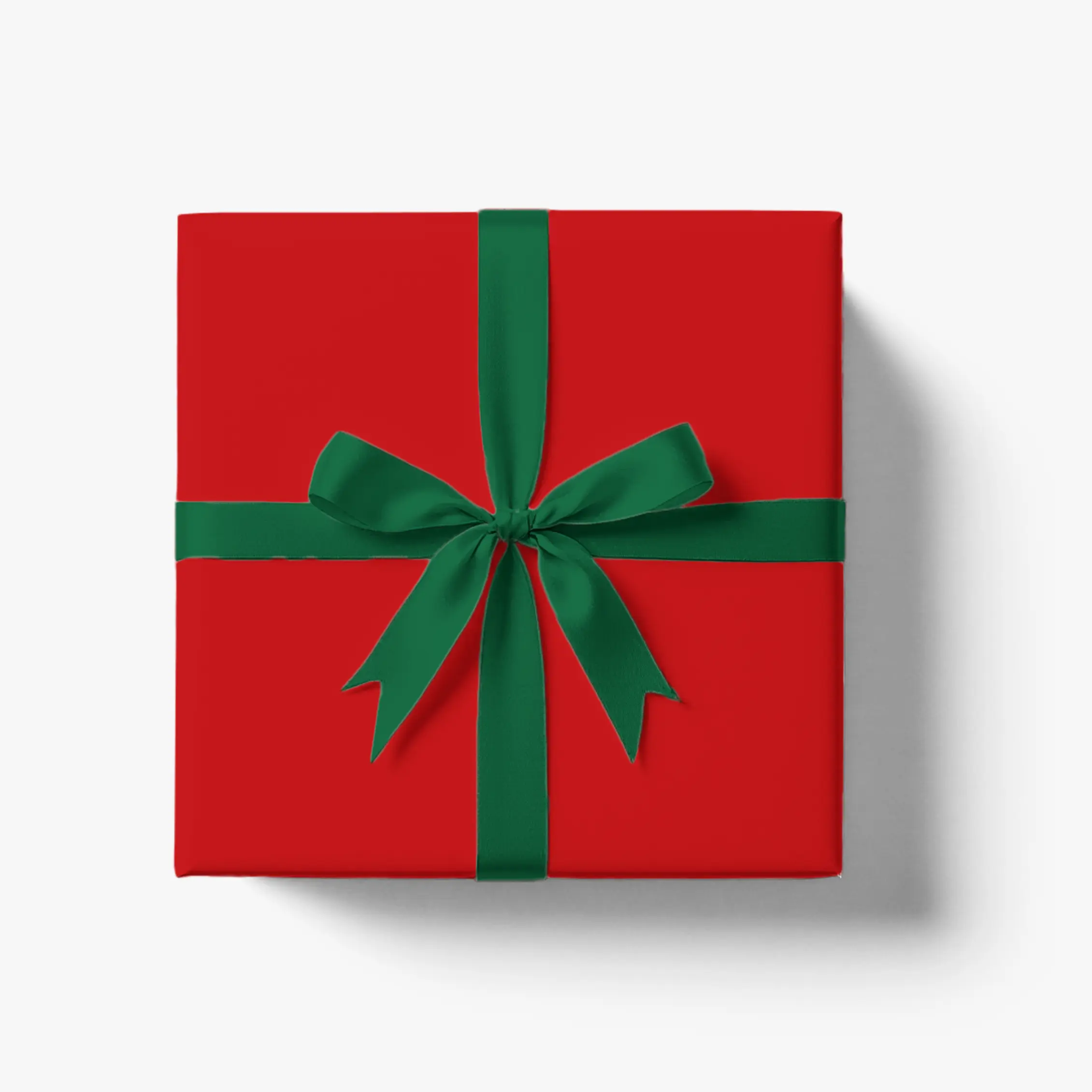 Solid Red Christmas Wrapping Paper | Classic Red | Premium 30" × 20' Gift Wrap Roll