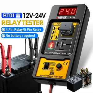 Car Relay Tester  RT01 Universal 11-25V Automotive Car Battery Voltage Tester Check LED Indicator Light Relay Diagnostic