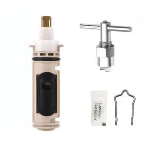 Shower Cartridge Compatible with Moen 1222, Replacement Cartridge with 104421 Removal Tool, for One Handle Posi Temp Shower Faucets, Fix Leaks & Temperature Issues