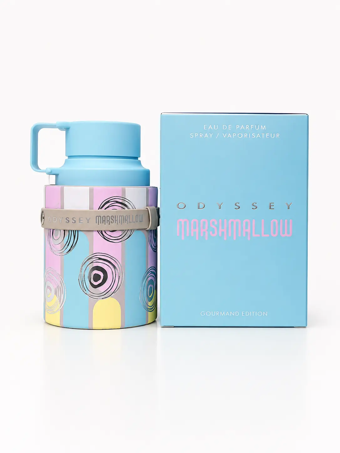 Armaf Odyssey Marshmallow Gourmand Edition Eau de Parfum, Long-Lasting 3.4 oz EDP Spray with Marshmallow, Creamy Vanilla & Juicy Fruit Mix Notes for Unisex Wear, 3.4Oz, Juicy Fruits