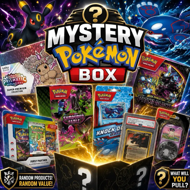 Pokémon Mystery Box – Sealed Products & Big Hits!