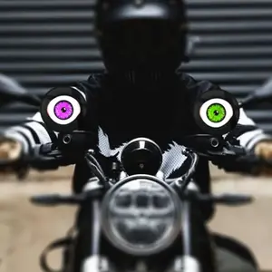 Devil Eye LED Car Light HeadlightAssembly Modified Eagle Eye Light,Cool Decoration Dynamic LED Car Headlights,Cars Accessory