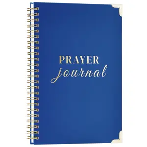 Prayer Journal for Woman & Men, Spiral Bible Journal, Devotional Bible Study Journal for Note Taking, Christian Gifts (Spiral Bound, 60 Weeks)