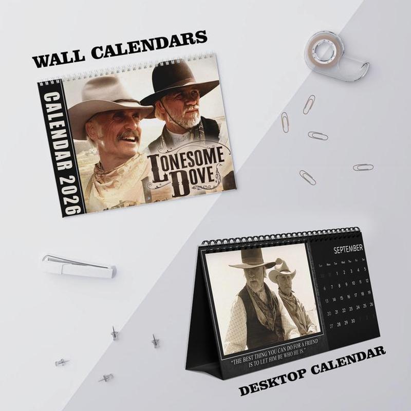Lonesome Dove 2026 Calendar: Quotes & Planner, Unique Western Gift