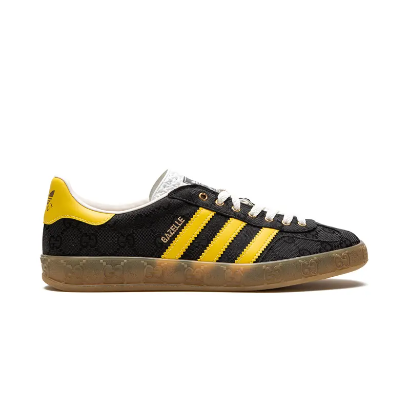 adidas gazelle silver green womens Adidas x Gucci Gazelle GG Monogram Low Top Sneakers Brown Size 7 HQ885 –  Celebrity Owned main image 0