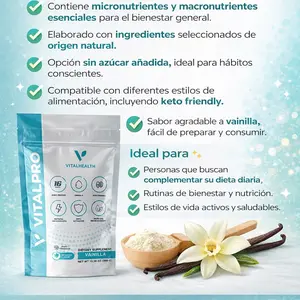 VITALPRO Vital Health Supplement with Natural Ingredients for Energy Boost & Vitality Enhancement