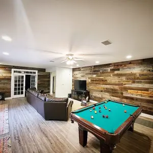 Reclaimed Wood Coyote Mix, 104 Sqft, Grey-Brown Shades Mixture, Sustainable Eco-Friendly Alternative by Rough Grain Wood Co.