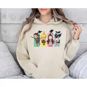 Tanjiro Dm Character Shirt, Demon Slayer Tee, Anime Hoodie, Demon Slayer Sweatshirt, Gift For Manga Lover, Unisex Sweater Pullover Tee