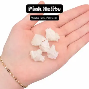 ONE Small Pink Halite Specimen - California - Rough Halite Crystal
