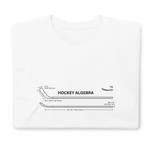 Hockey Algebra T-Shirt - Perfect for Hockey Fans! (Part of the Algebra Collection)