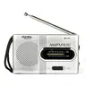 Cute Retro Compact Pocket Portable Vintage 2AA Battery Operated, Super Loud Speaker And Headphone Jack, Emergency Survival Kit Essential For Hurricane Season, Battery Powered Radio