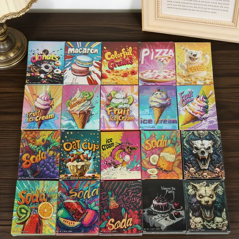 3D Holographic Polyester Film Vertical Paper Bag Box, Waterproof Self sealing Style, Gift Storage Bag, Packaging Bag, Gift Wrapping, Party Gift Bag, Gift Wrap Bags, Multiple Styles, 10pcs