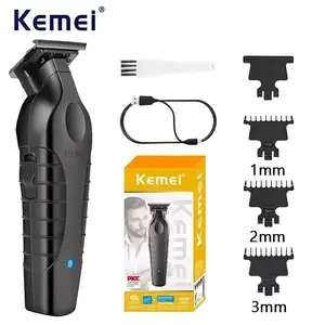 Kome Men's Cordless Hair Clipper USB Rechargeable Electric Trimmer Zero Gap Km-2299, Portable Grooming Tool for Precision Cutting