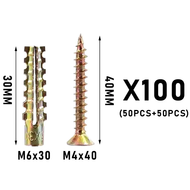 M6*100PCS（50+50）