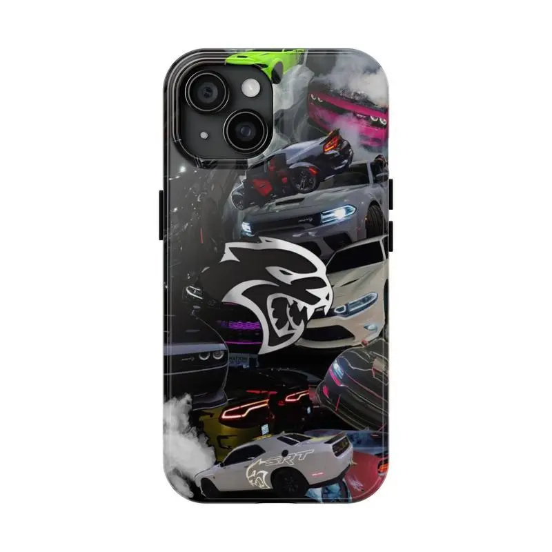 Hellcat Redeye SRT Tough Phone Case, Collage Cell Phone, Case For Fan