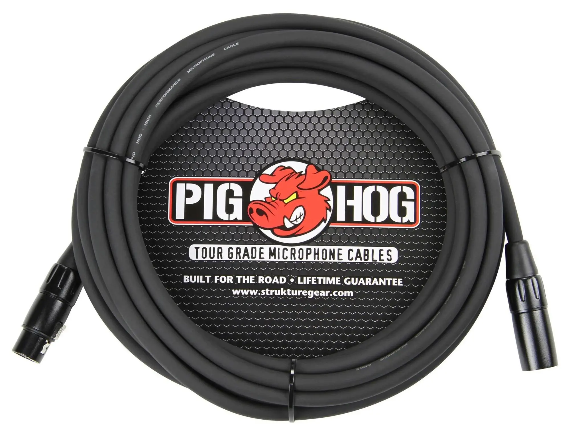 Pig Hog High Performance 8mm XLR Microphone Cable, 25 ft - PHM25