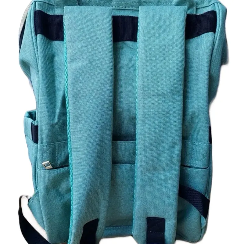 Kasibon Backpack W/Laptop Sleeve and USB Charging Port Army Green NEW 16x14x6\