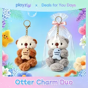 Cute Otter Plush Keychain, Bagcharm, Handmade Soft Animal Pendant, Bag Accessory, Unique Heart-Shaped Design, Perfect Birthday Gift for Friends/Kids, Local Delivery #summerwins