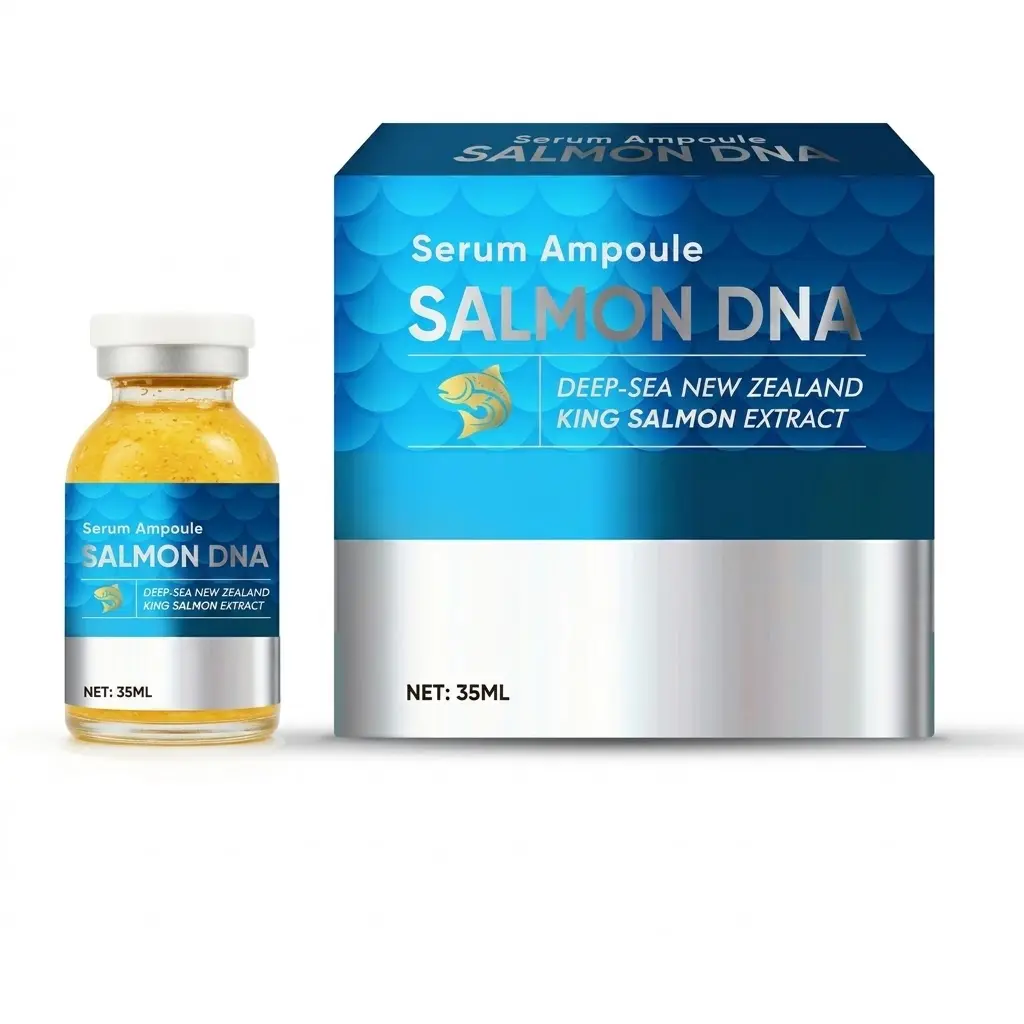 Salmon DNA Serum Ampoule – Deep-Sea New Zealand King Salmon Extract – Anti-Aging, Hydrating & Firming – 35ml