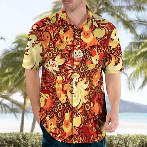 Aloha Shirt, Tropical Summer Shirt, Beach Vacation Outfit,Fire-Type Hawaiian Shirt – Tropical Flame Style, Anime Hawaiian Shirt for Fans #alohashirt #hawaiianshirt #tropicalvibes #summeroutfit #beachwear #viraloutfit