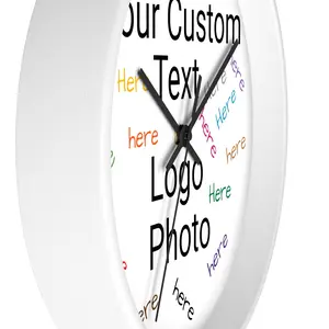 Unique Personalized Wall Clock, Photo Wall Clock, Home Decor For Wedding, Wall Clock For Living Room, Personalized gift, Custom Clock