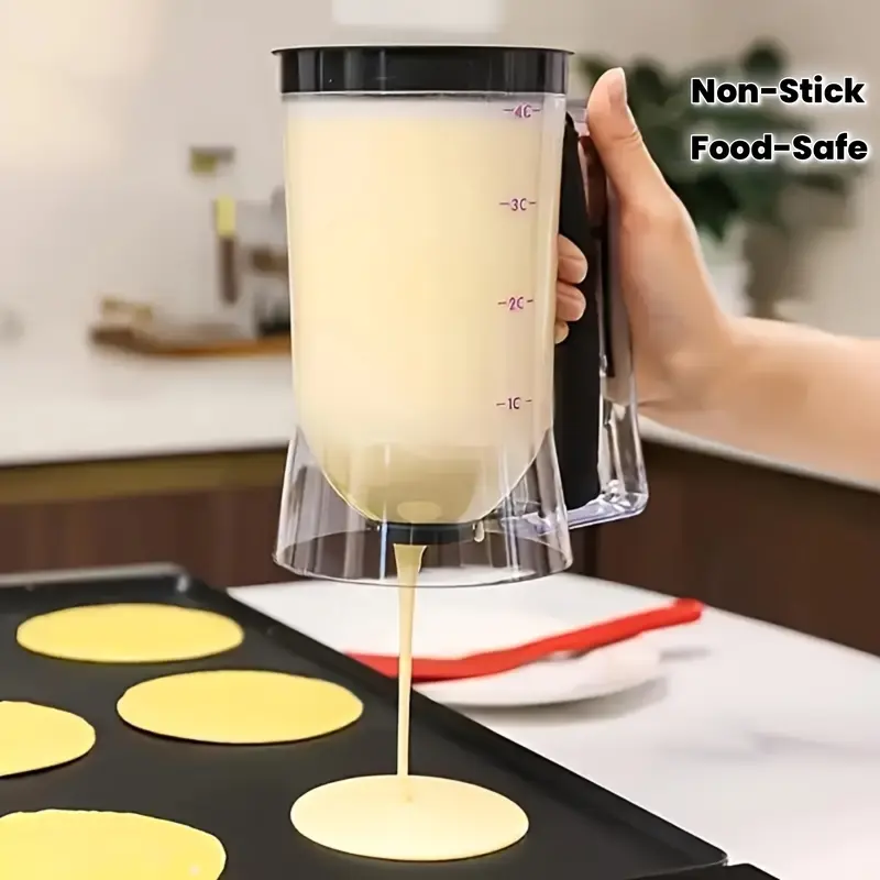 Non-Stick Cupcake and Pancake Batter Dispenser, Ergonomic Design, Space-Saving Kitchen Tool, Durable Material, Easy Clean, Baking Tool