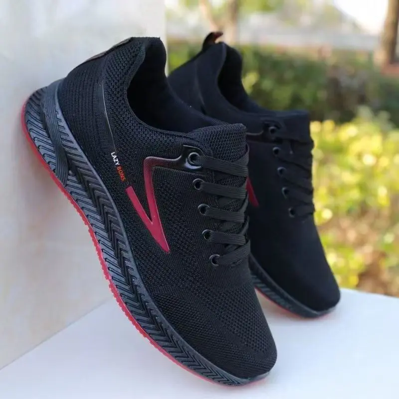 99099 Flyknit Black Red