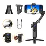 AOCHUAN Smart X Pro Black 3-Axis Gimbal - Mobile Phone Camera Stabilizer Selfie Accessory, Handheld Vlogging Gear with OLED Screen, Face/Object Tracking, Portable for iPhone/Android TikTok Creators (includes 3-axis, handheld gimbal selfie accessories)