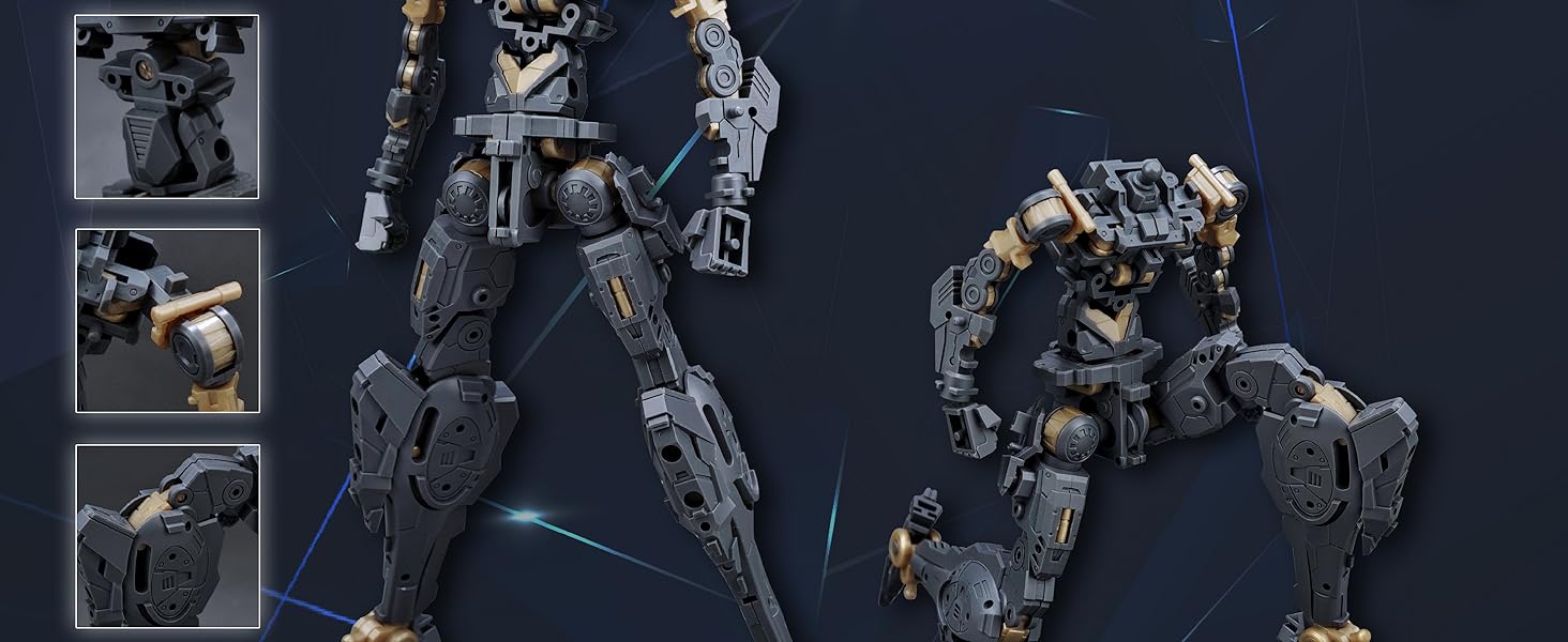 Funtasy Planet SNAA 1/144 Mecha Model Kit - Gawain Ver.KK Spirit Emperor Guardian Knights of the Round Table - Articulated Action Figure Building Kit, Metallic Pre-Painted Parts, Gift for Adults