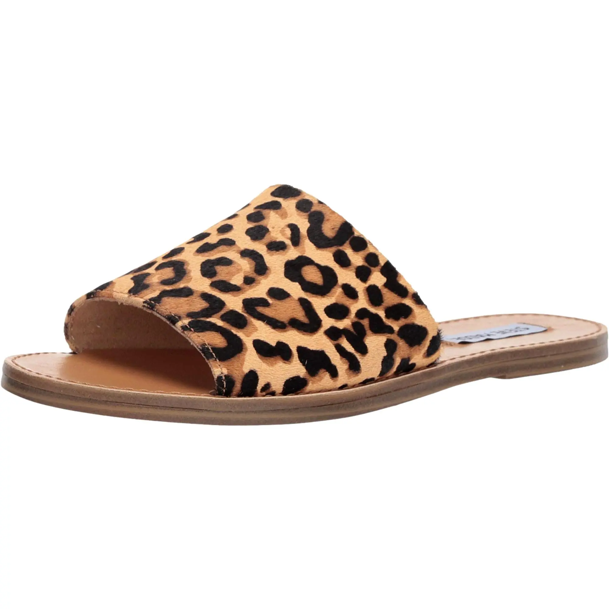 Steve Madden Gracel Flat Sandal Leopard  GRAC05S1-918 Women's