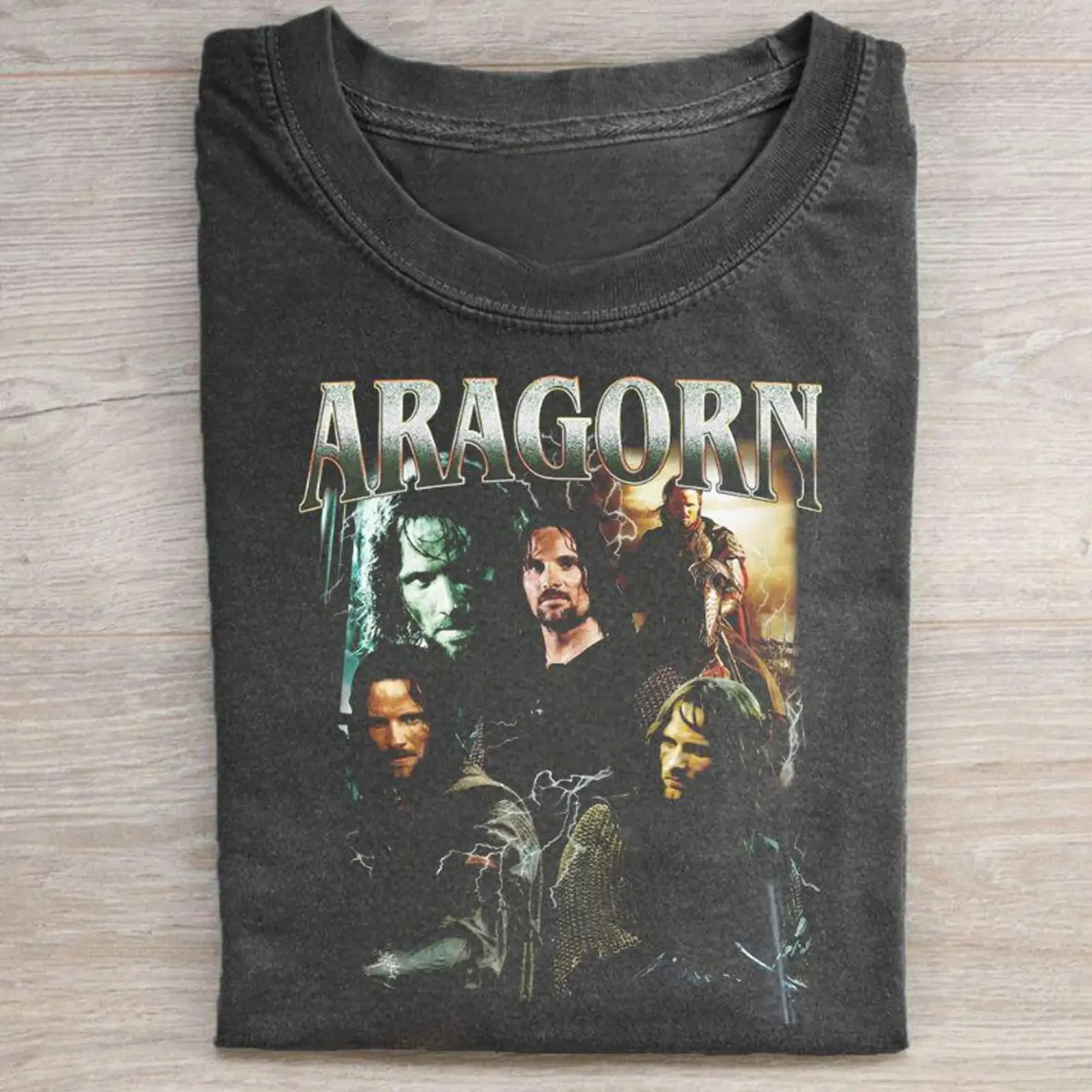 Aragorn Graphic Tee - The Lord of The Rings Movie Shirt - LOTR - Middle Earth - Strider - Ranger of the North - King of Arnor - Men's Top - Menswear T
