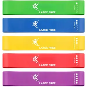 Resistance Bands for Working Out, Latex-Free Exercise Bands for Women, Men, 5 Extra Wide Workout Bands for ,  Gym, Booty Bands, Physical  Bands, Workout Guide