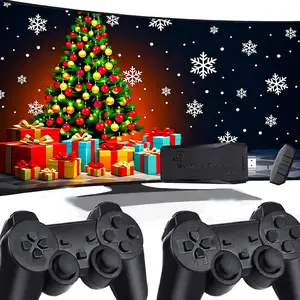 4K High-Definition Retro Gaming Console, two Controller | TV/PC/Projector Compatible, holidays, and cozy moments. A great Christmas gift.