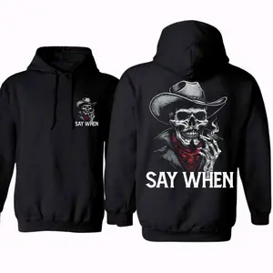 Val Kilmer Doc Holliday Hoodie, I'm Your Huckleberry Hoodie, Say When Shirt, Vintage Cowboy Hoodie, Western Style Shirt