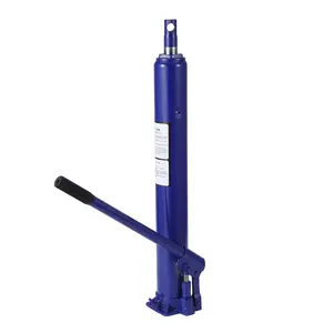 Heavy Duty Long Ram Hydraulic Jack, 4 Ton 8818 lbs Capacity, Manual Hydraulic Ram Jack with Cherry Picker Handle and Single Piston Pump, Flat Base for Garage Shop Cranes and Engine Hoists