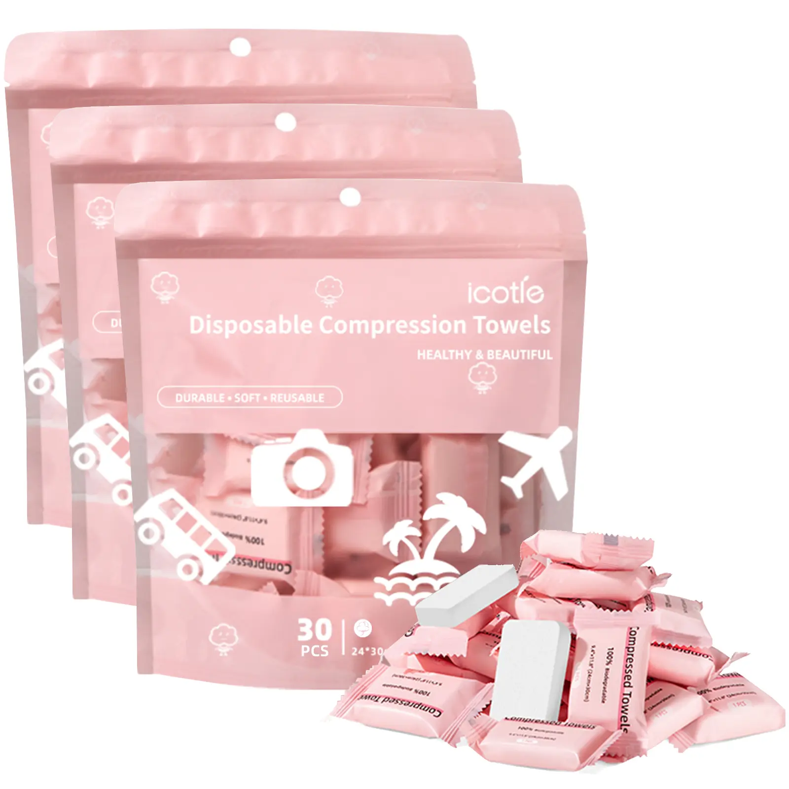 3 pack (30 count, size:9.4"×11.8" )