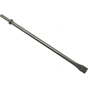Scraper 350mm (14" Inch) Long Flat Chisels Air Pneumatic Hammer Chisel with Round Collar for Concrete and Tile Chisel Tool