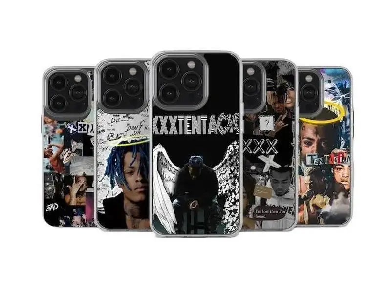 XXXTentacion Phone Case XXXTentacion Cover for iPhone  16 15 Pro Max , iPhone 14, iPhone 13, iPhone 12, iPhone 11, Samsung S24 Ultra, S23, A15